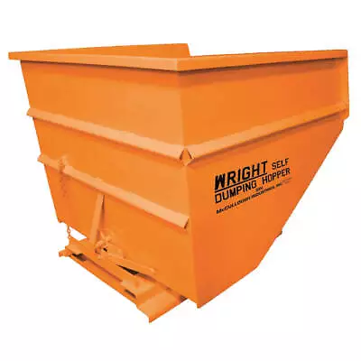 GRAINGER APPROVED 30077 ORANGE Self Dumping Hopper5000 Lb.Orange • $2279.02