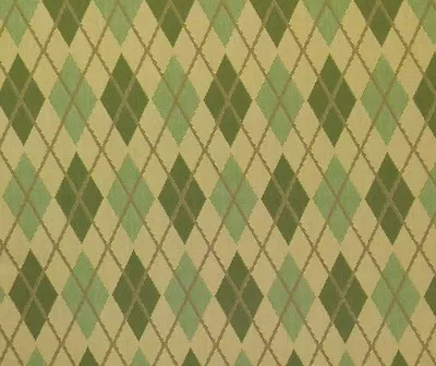 Sunbrella Prep Tartan Green Yellow Outdoor Furniture Fabric By The Yard 54 W • $11.99