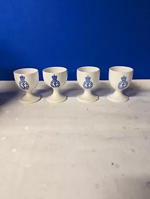 4 X Royal Navy Admiralty Crest Egg Cups • £10