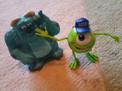 £9.99 • Buy Monsters Inc Mikey And Sully Figures Cake Toppers Bundle