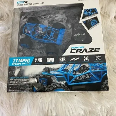 NEW Power Craze High Speed Buggy Mini Vehicle RWD RTR Remote Controlled Car Blue • $39