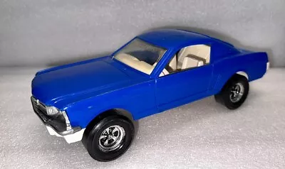 Vintage Tootsietoy 1965 Ford Mustang GT 350 Fastback Blue Plastic Mold Toy • $2.99