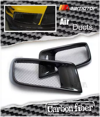 Carbon Fiber R Type Front Bumper Air Intake Duct Fits Mitsubishi Evolution EVO X • $169.99