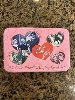 I Love Lucy Playing Cards In Tin • $30