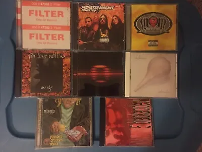 Deftones Monster Magnet Filter Methods Of Mayhem Tommy Lee Danzig CD Lot 8 Discs • $45.97
