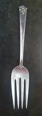 J.S. Co Jennings Silver Co 1921 Sterling Silver 8  Cold Meat Fork (#BG-14) • $83