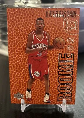 1996 Upper Deck Basketball Allen Iverson RC Rookie Exclusives #R1 • $20