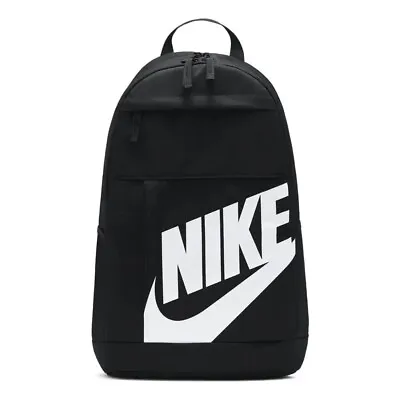 Nike Heritage Elemental Unisex Backpack Black Unisex 21 Litre Bag • £27.99