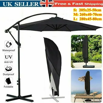 £4.99 • Buy Parasol Banana Umbrella Cover Waterproof Cantilever Outdoor Garden Patio Shield