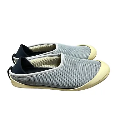 Mahabis Womens Summer Slippers Size EU 38 US 7.5 Slip On Removable Soles Blue • $28.46