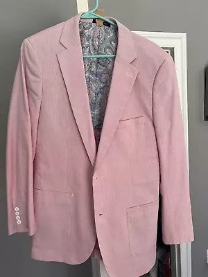 Blazer Men’s Pink And White Striped Size M • $40