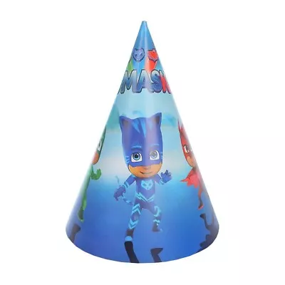 6pc PJ Masks Paper Party Hats Birthday Party Decoration Set • $9
