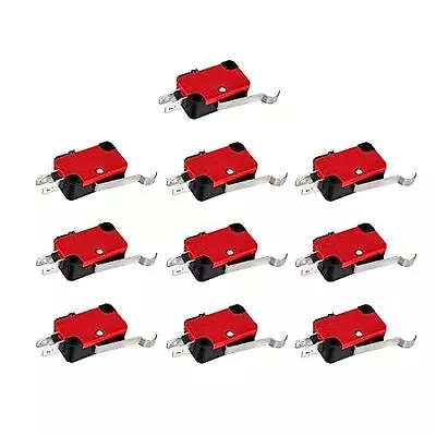 10PCS Micro Switch 1NO 1NC SPDT 15A 125/250VAC Long Straight Hinge Lever Arm ... • $15.39