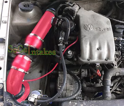 All RED COATED Cold Air Intake Kit For 93-98 Volkswagen Golf Jetta Cabrio 2.0 L4 • $52