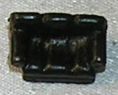 Dollhouse Miniature Mini Matchbox Living Room Couch Black • $2.90