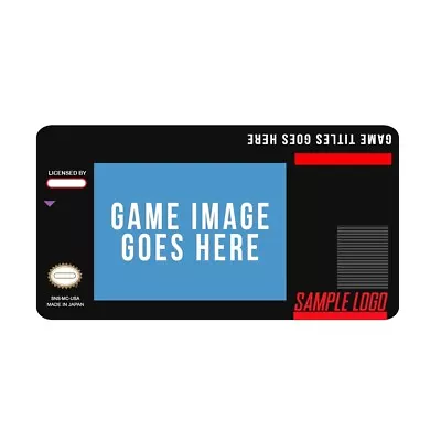 Custom Replacement Game Labels For SNES - High Quality Vinyl Stickers • $9