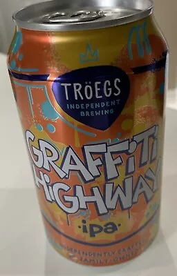 Troegs Graffiti Highway IPA Craft Beer Can Micro Brew Empty • $2.95