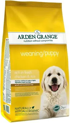 £19.17 • Buy Arden Grange Weaning Puppy Dry Dog Food, Chicken, 2 Kg