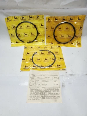 $115 • Buy Genuine John Deere Piston Ring Set Single Cylinder AR55760 164 219 4.219 6.329