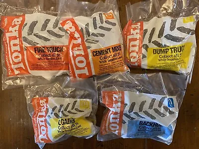 McDonalds 1992 Tonka Truck Happy Meal Toys Complete Set 1-5 NIP Sealed • $9.99