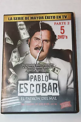 Pablo Escobar: El Patron Del Mal PARTE 2 DVD 5-Disc Set • $12.95