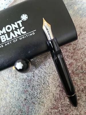 Montblanc Meisterstück 149 Nib F 18K Gold Nib Fountain Pen  Nice Condition  • $669