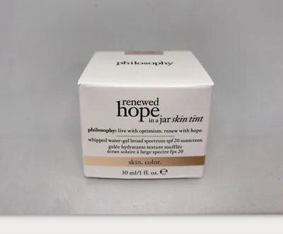 Philosophy Renewed Hope In A Jar Skin Tint Tinted Moisturizer 4.5 Nude 1 Oz  • $12.34