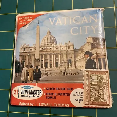 View-Master B178 Nations Of The World Series Vatican City Souvenir Reel Stamp 2A • $18