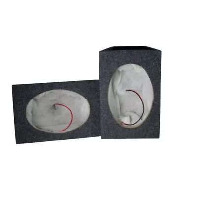 £29.99 • Buy Pair Of 6x9 Stinger MDF Enclosure Box Van Car Boat Rear Speaker Shelf In GREY