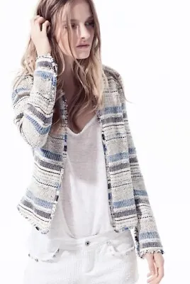 ZARA Studded Tweed Jacket S • $69