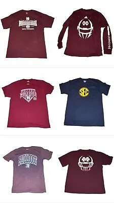 Mississippi State Shirt Lot Adult Large Mens 23 Pc!! Football SEC Polo M Club • $70