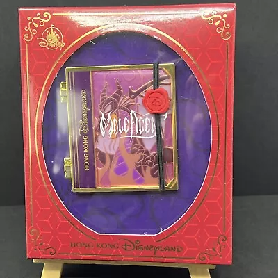 HKDL Maleficent Storybook Stained Glass Jumbo LE 150 Disney Pin Sleeping Beauty • $449.99