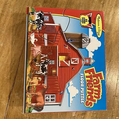 Melissa & Doug Farm Friends Floor Puzzle 32 Pieces Complete Good Condition • $5