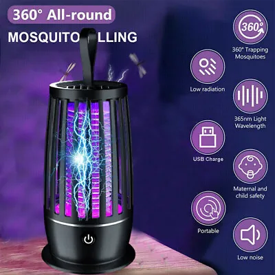 £8.89 • Buy Mosquito Killer Lamp Electric Rechargeable Zapper Bug Fly Insect Trap UV Light