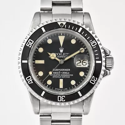 Rolex Submariner Oyster Perpetual Date Watch Ref. 1680 Vintage 1978 • $17250