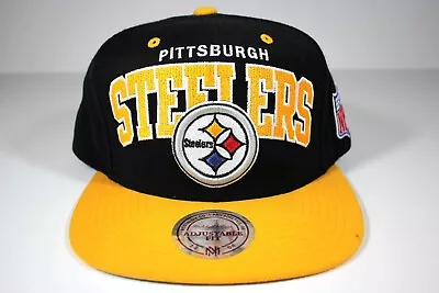 Mitchell & Ness Pittsburgh Steelers Embroidered Snapback Hat L510 • $33.95