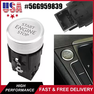 5GG 959 839 Engine Key Start Stop Push Button Switch For VW Golf 7 MK7 2013-2017 • $14.35