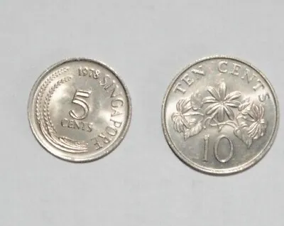 £1.50 • Buy Malaysia  5 And 10 Sen Coins AUNC