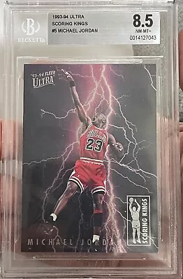 1993-94 Fleer Ultra Michael Jordan Scoring Kings #5 - Bgs 8.5 Near Mint+ - Bulls • $1250