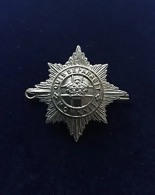 £8 • Buy 4th/7th Royal Dragoon Guards White Metal Cap / Beret Badge British Military