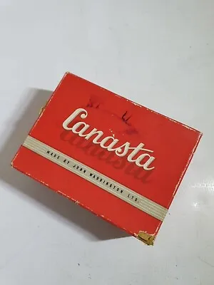 Vintage Waddington's Canasta Card Game Pack - Complete • £5.45