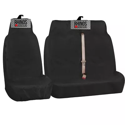 FOR MERCEDES SPRINTER LWB MWB SWB - Black Van Seat Covers Protectors WATERPROOF • £19.99