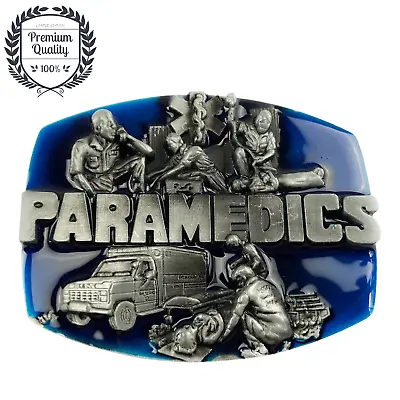 £19.67 • Buy Metal Zinc Alloy Belt Buckle Western Cowboy Paramedics Blue Casual Fashion Style