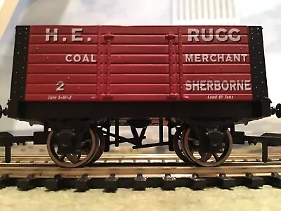 DAPOL 00. BUFFERS Ltd Edition. Rugg Of SHERBORNE DORSET.  7 Plank Wagon. New. • £14