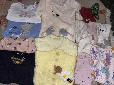 £9 • Buy 0- 3 Months Baby Girl Bundle , NEXT BNWT, Monsoon, TU.  14 Piece- Bundle