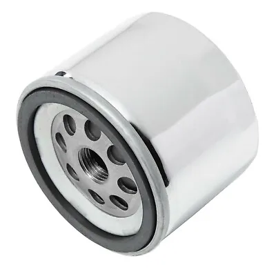 Factory Spec Chrome Oil Filter For Harley Replaces OEM 63782-80 & 63810-80A • $12.95