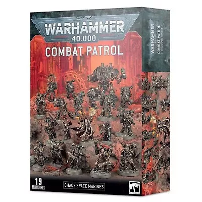 Warhammer 40k Games Workshop - Combat Patrol : Chaos Space Marines - FBA • £83.99