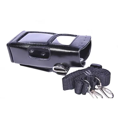 Hard Leather Case Carrying Holder Holster For Motorola MTH600 MTH650 Radio • $13.99