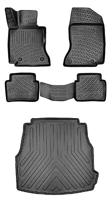 Floor Mats + Cargo Trunk Liner For Mercedes C-Class W206 2022-2024 3D Molded SET • $139.90