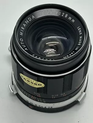 Auto Miranda Camera Lens 28mm 1:2.8 • $67.50